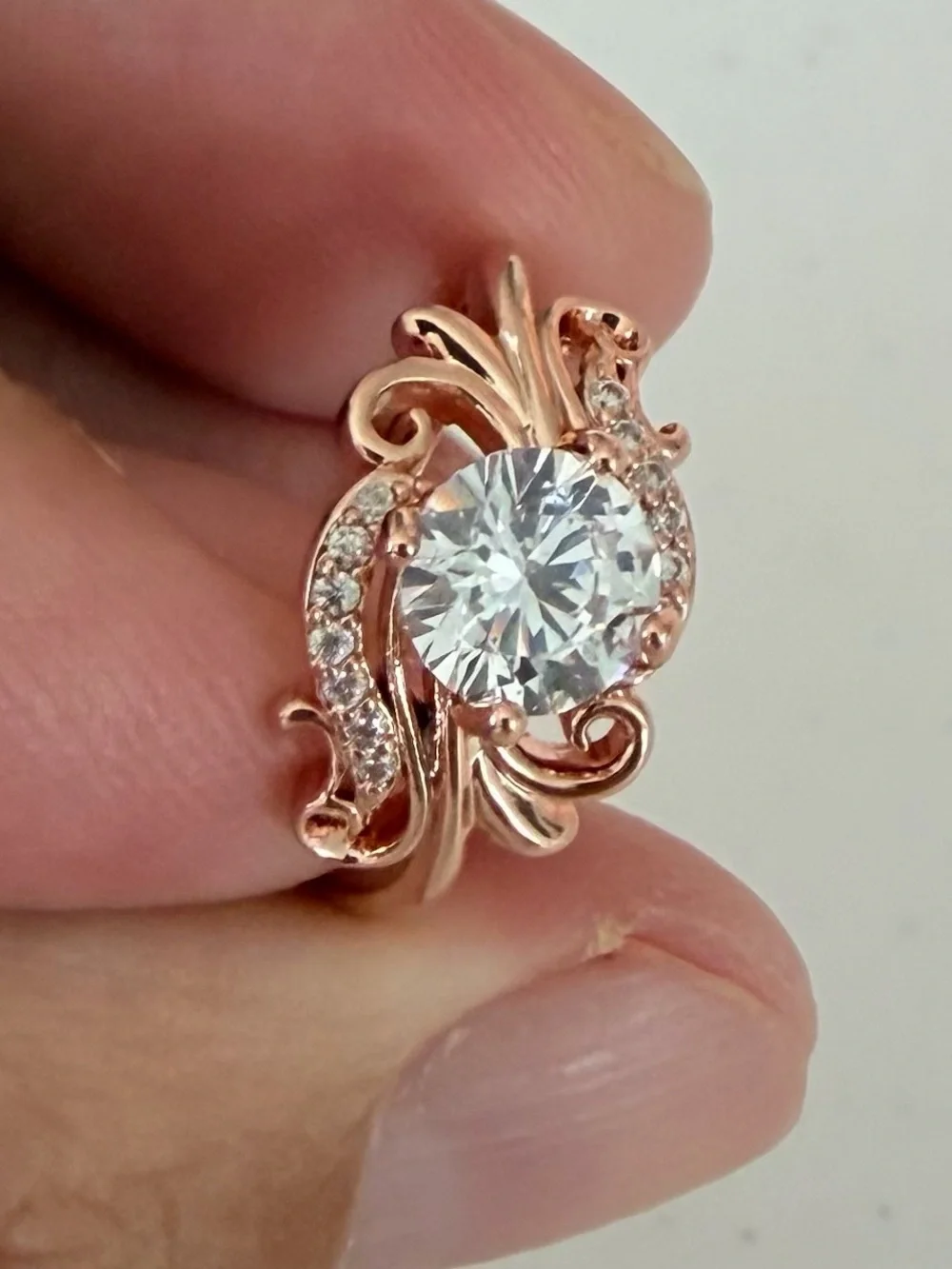 Vintage Court Style Vile Ring.